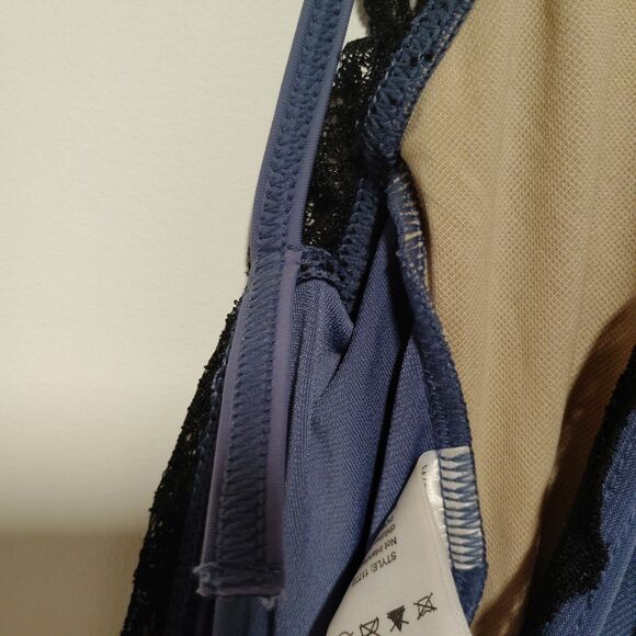 Weissman Lanterns Lit Asymmetrical Lace Halter Dress ballet Costume Adult Small - Picture 7 of 10